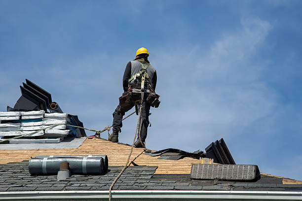 Professional Roofing technician working in Rebersburg, PA